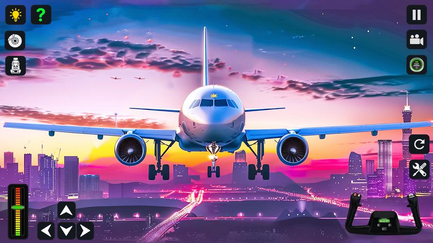 Airplane Simulator 3D Offline 스크린샷 2