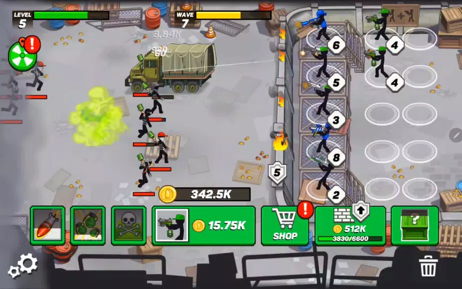 Schermata Stickman Defenders: Stick War 1