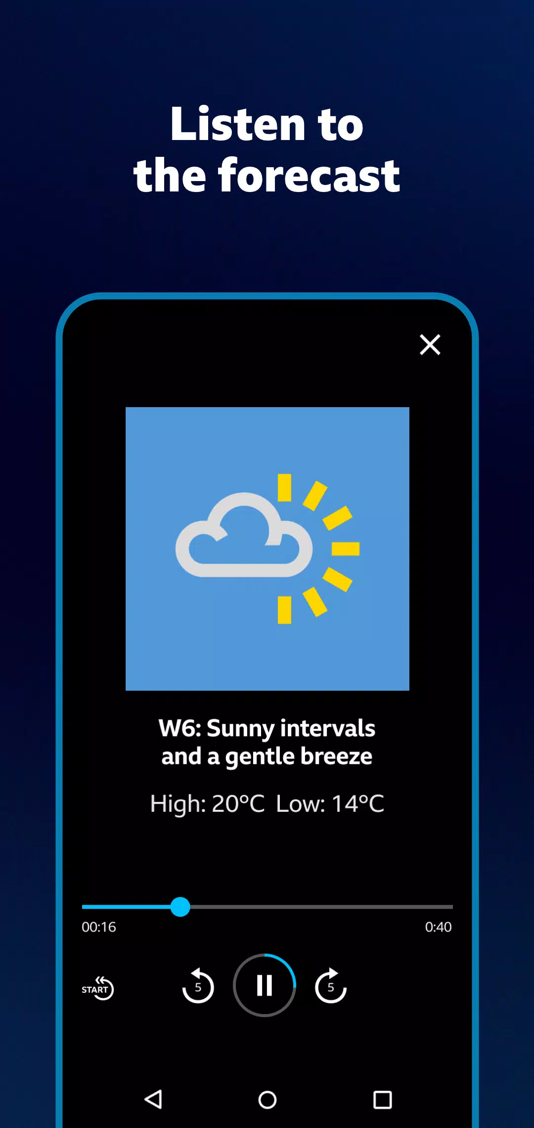 BBC Weather应用截图第3张