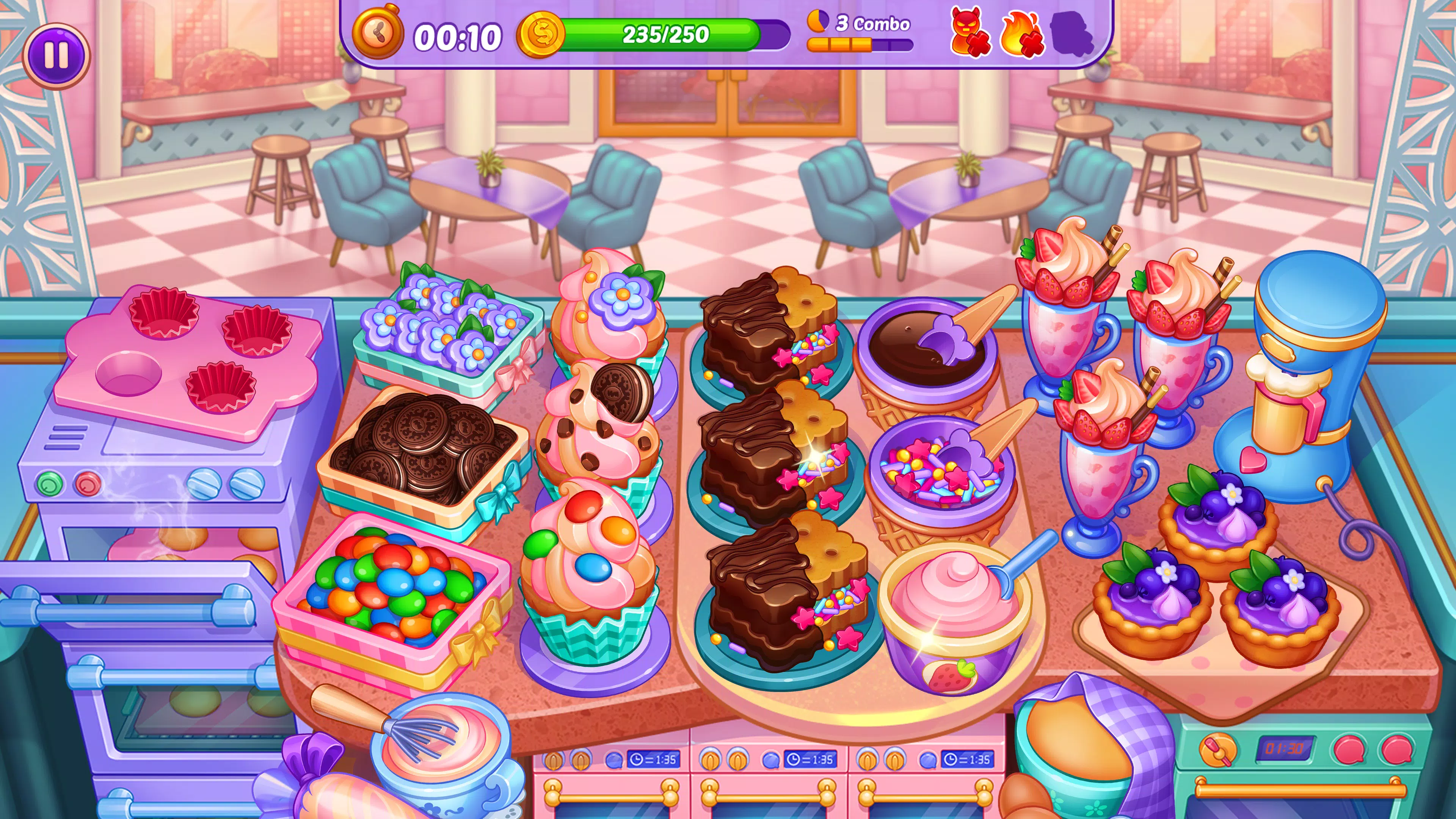 Cooking Crush: juego de cocina Captura de pantalla 3