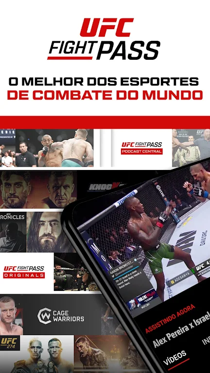 UFC Fight Pass - MMA ao vivo স্ক্রিনশট 1