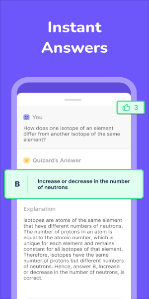 Quizard AI - Scan and Solve Mod Apk Schermafbeelding 2