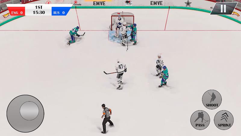 Ice Hockey Games 3D Ice Rage Скриншот 1