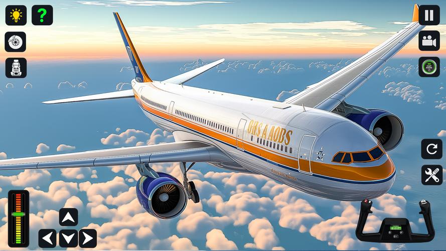 Airplane Simulator 3D Offline 스크린샷 1