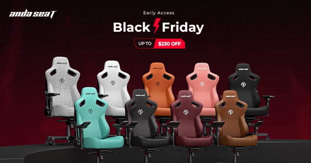 ブラック フライデー セール: AndaSeat X-Air シリーズが割引になりました