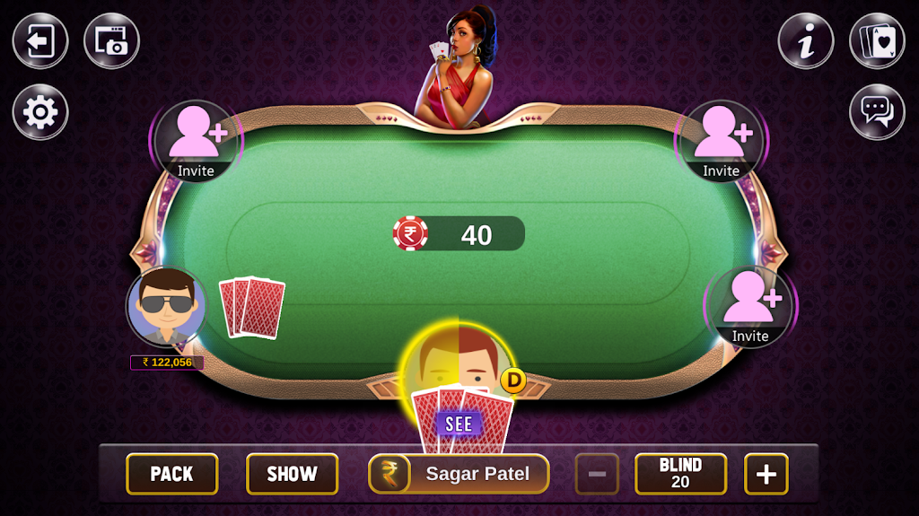 Khaal 4 Card Game ภาพหน้าจอ 3