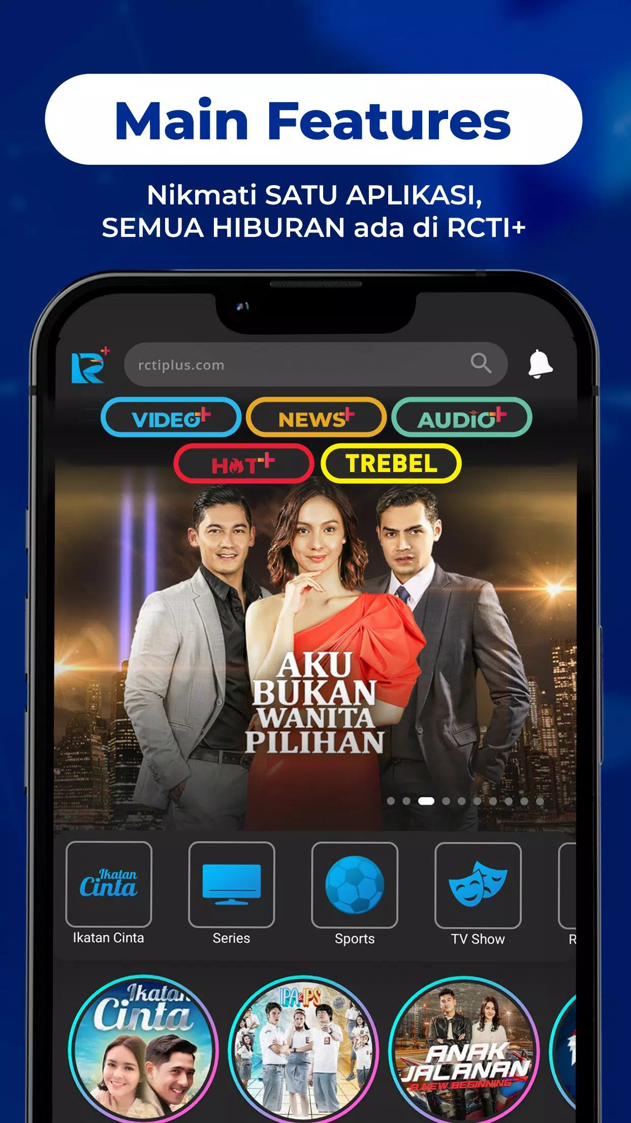 RCTI+ Superapp 스크린샷 1