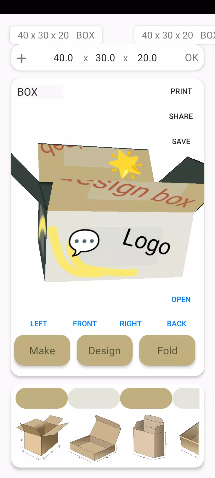 Box Maker Template Creator Pro應用截圖第4張