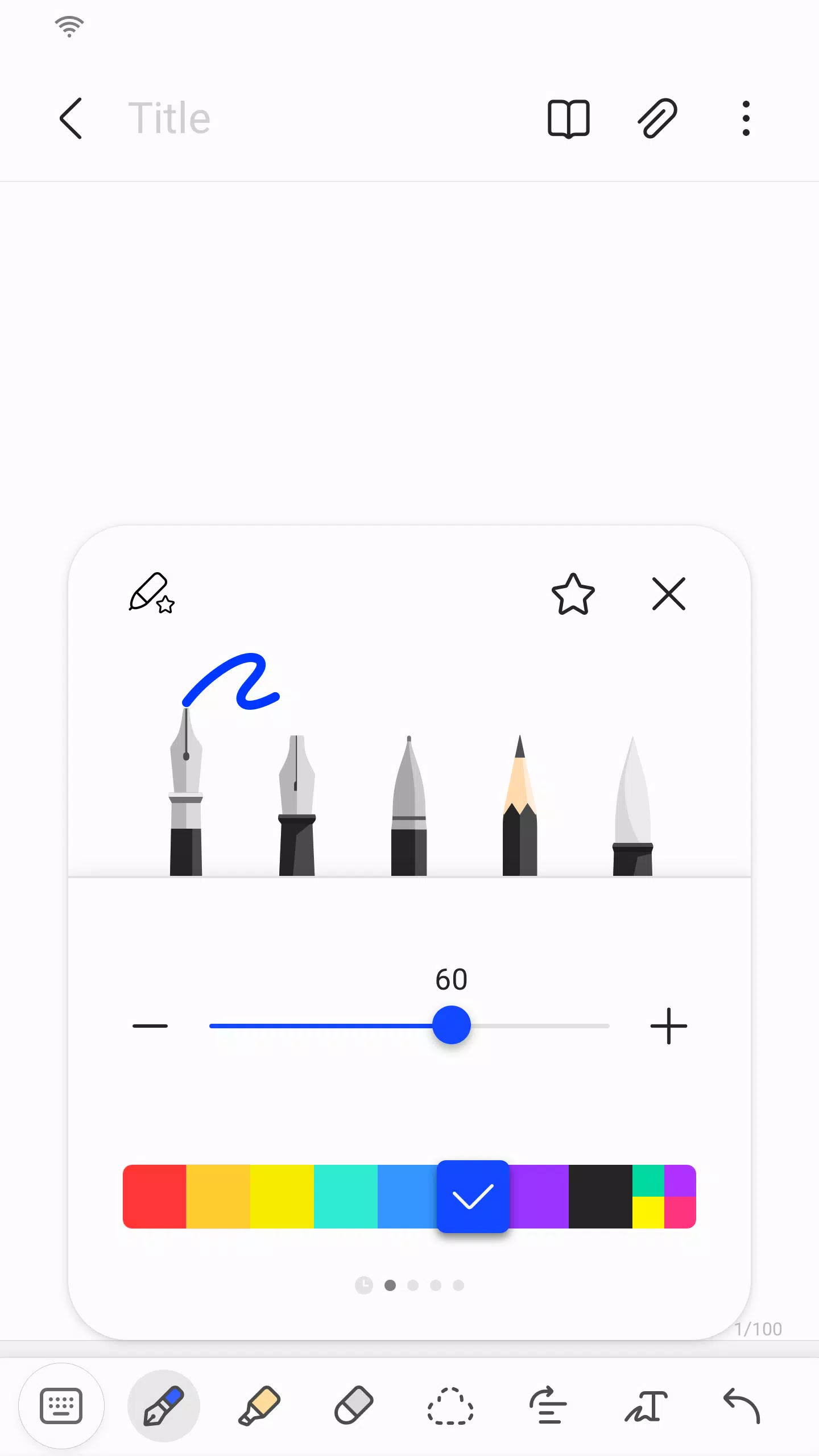 Samsung Notes Zrzut ekranu 3