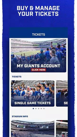 New York Giants Mobile Ekran Görüntüsü 3