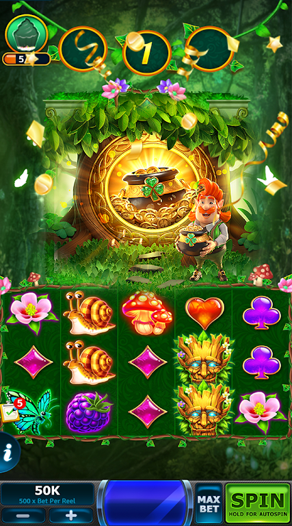 Dino Pixie Slots Adventure ภาพหน้าจอ 1