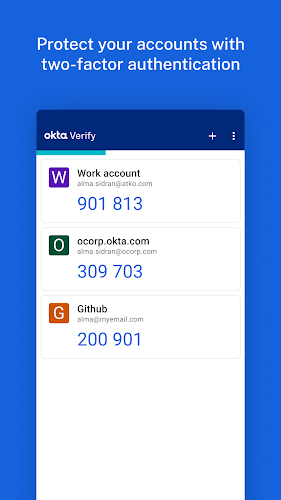 Okta Verify स्क्रीनशॉट 2