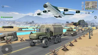 Army Vehicle Cargo: Truck Game Tangkapan skrin 3