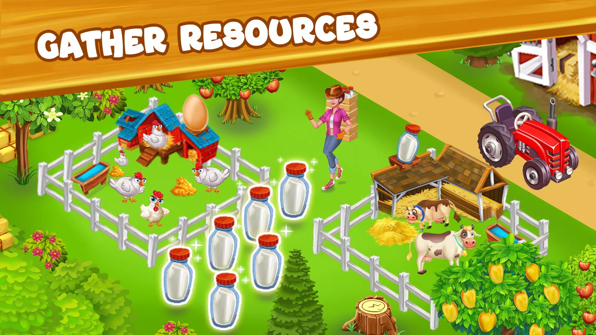 Farm Day Farming Offline Games Ảnh chụp màn hình 3