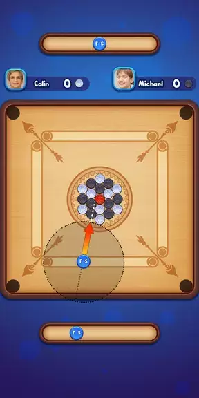 Carrom Strike - Disc Pool Game Zrzut ekranu 1