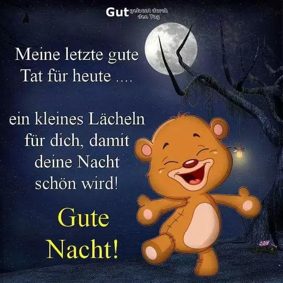 Schermata guten morgen und gute nacht 2