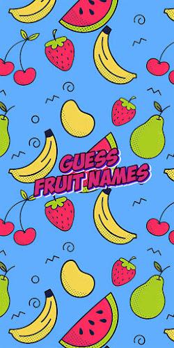 Guess the fruit name game Ảnh chụp màn hình 1