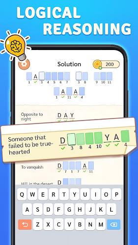 Acrostic Puzzle: Logic Fill in Ảnh chụp màn hình 4