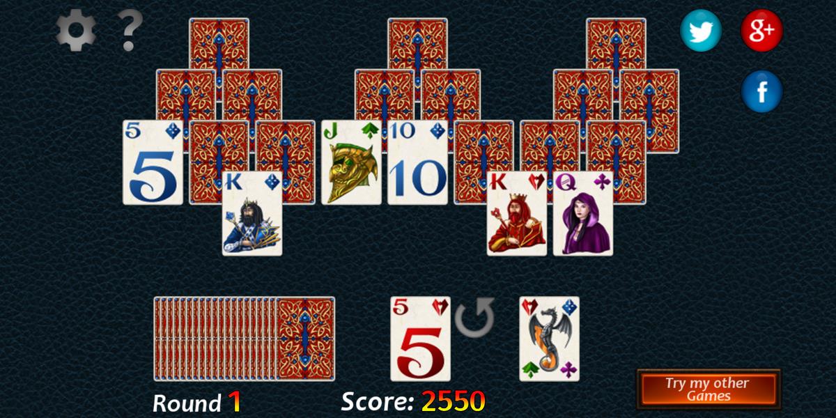 Fantasy Solitaire TriPeaks Tangkapan skrin 3