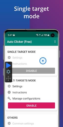 Auto Clicker - Automatic tap ဖန်သားပြင်ဓာတ်ပုံ 1