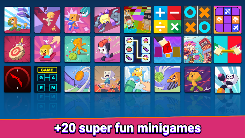 2 Player Games: Block Party Captura de tela 2