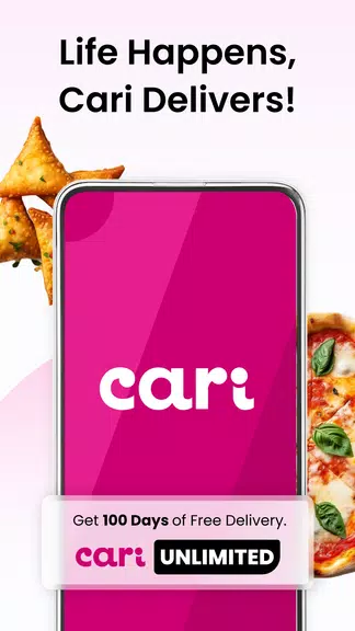 Cari: The best food delivered Schermafbeelding 1