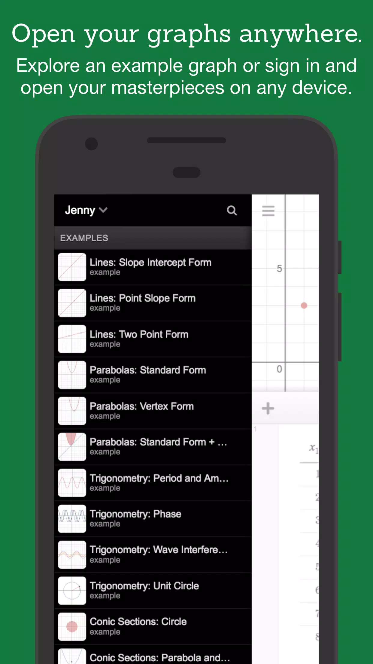 Desmos ဖန်သားပြင်ဓာတ်ပုံ 2