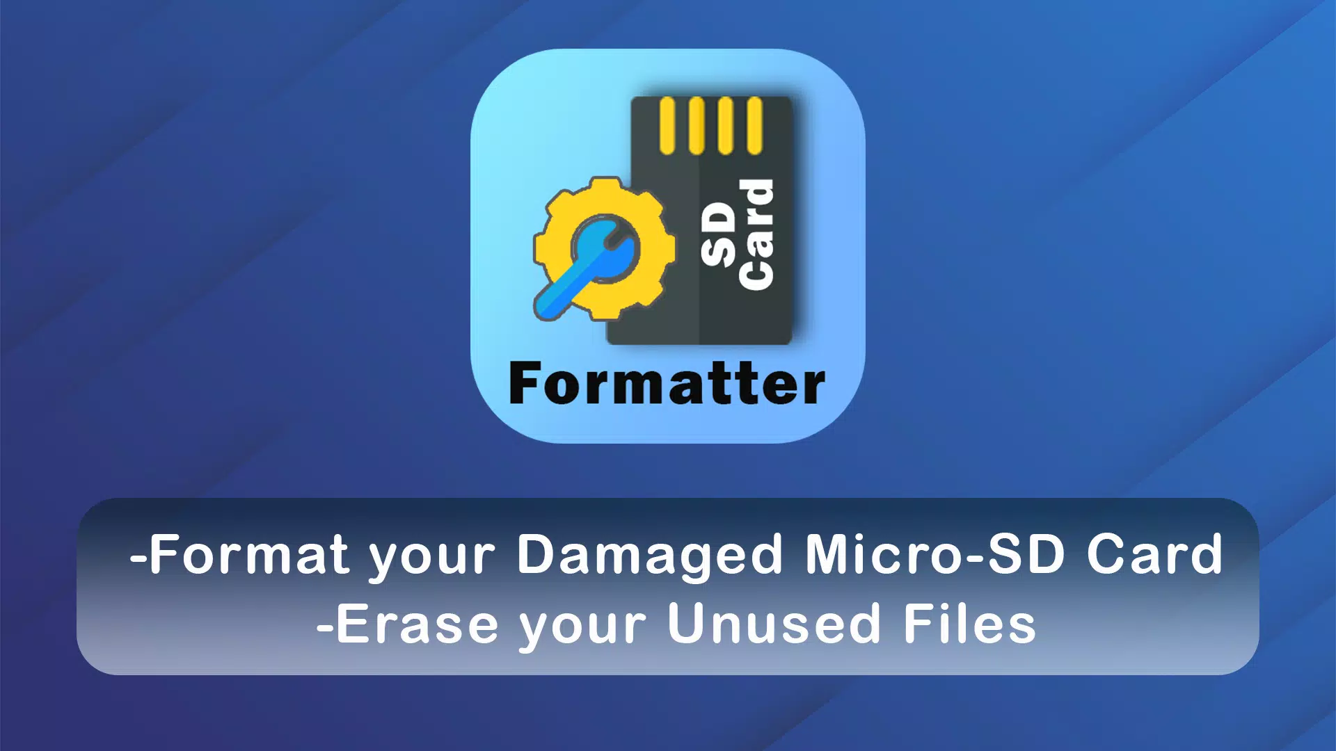 Micro SD Card formatter應用截圖第1張