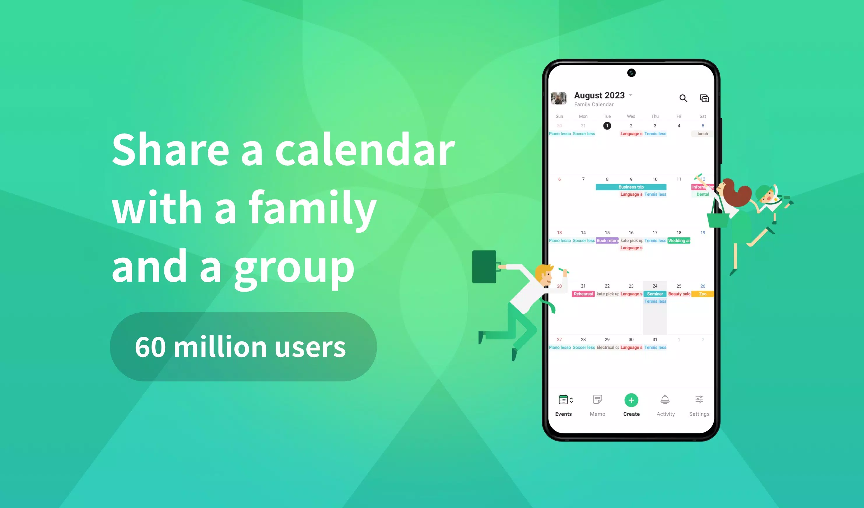 TimeTree - Shared Calendar Screenshot 1