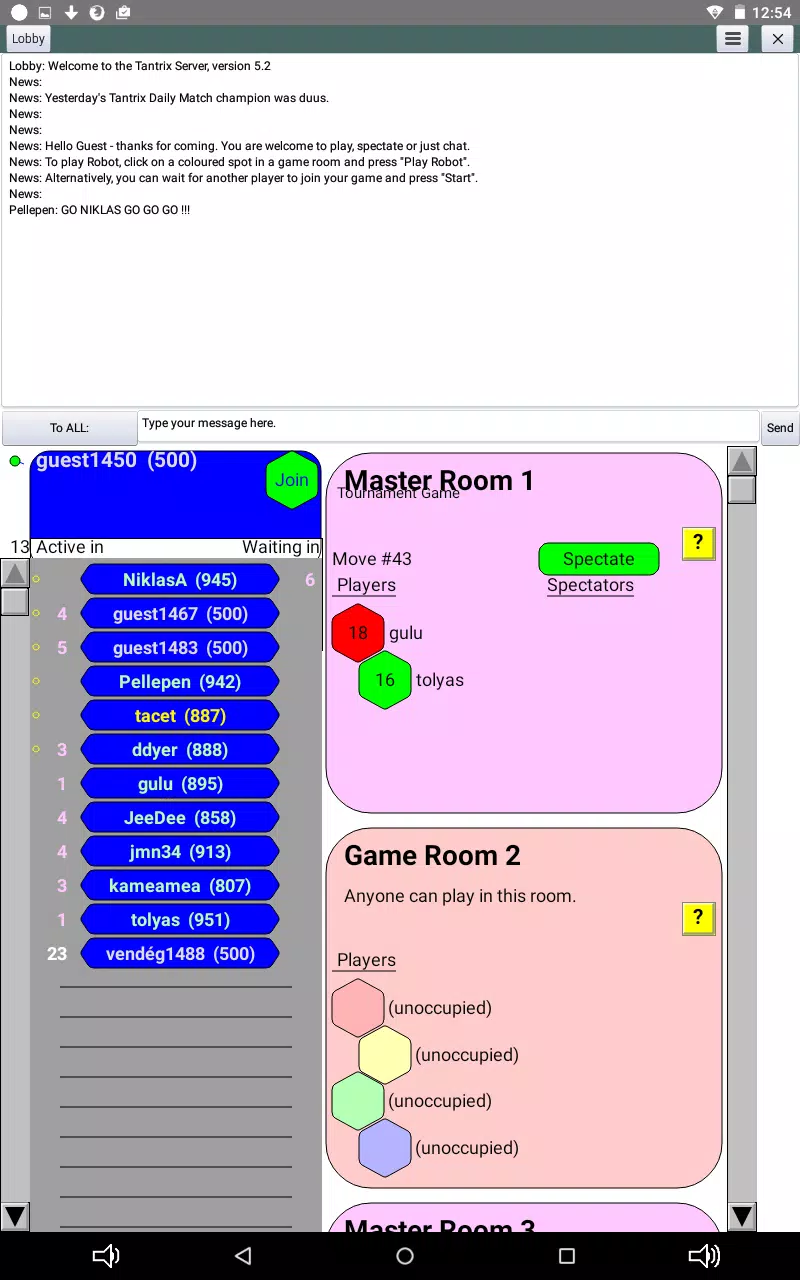 Tantrix.com ภาพหน้าจอ 2