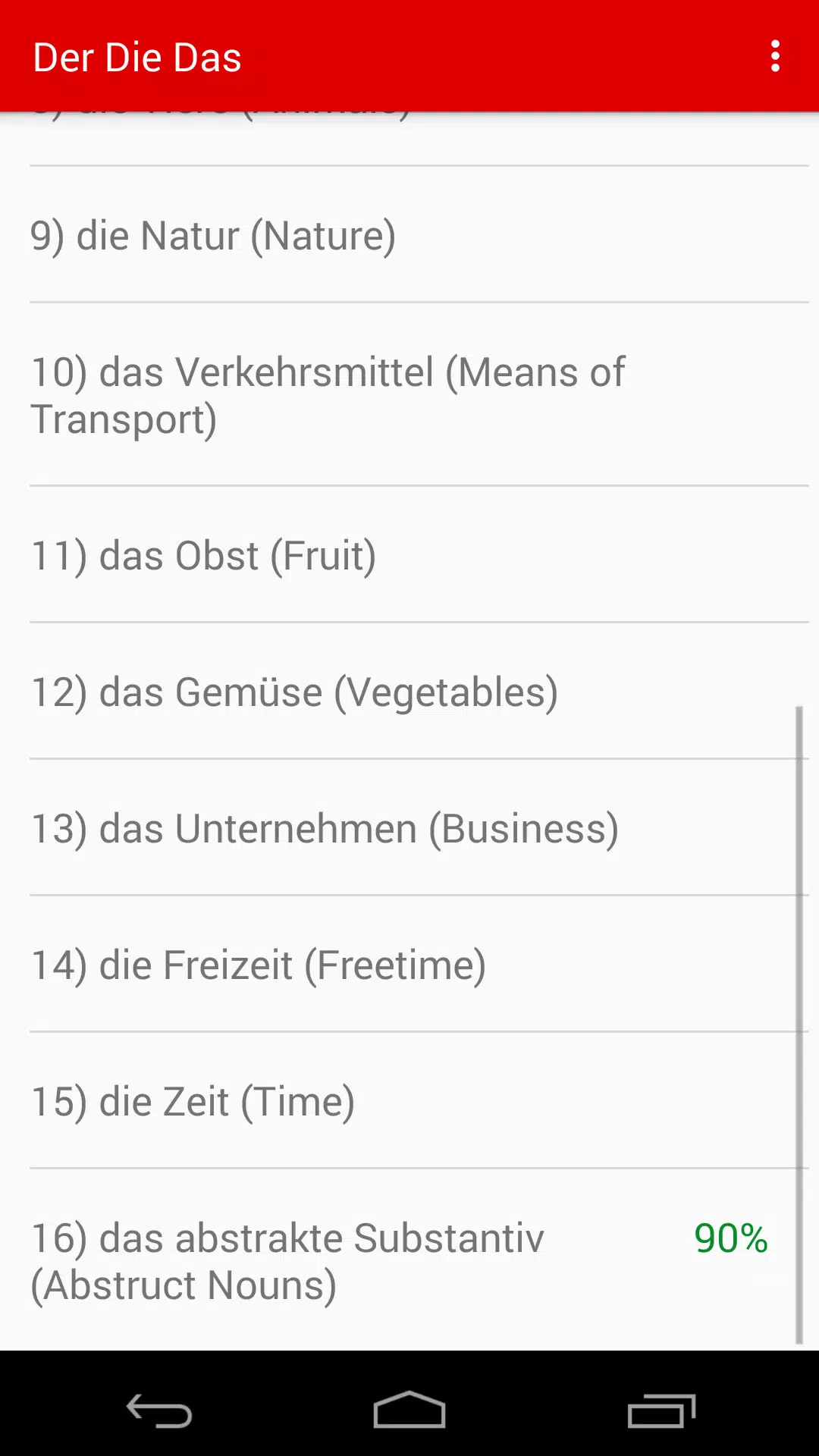 Der Die Das German Grammar Captura de tela 2