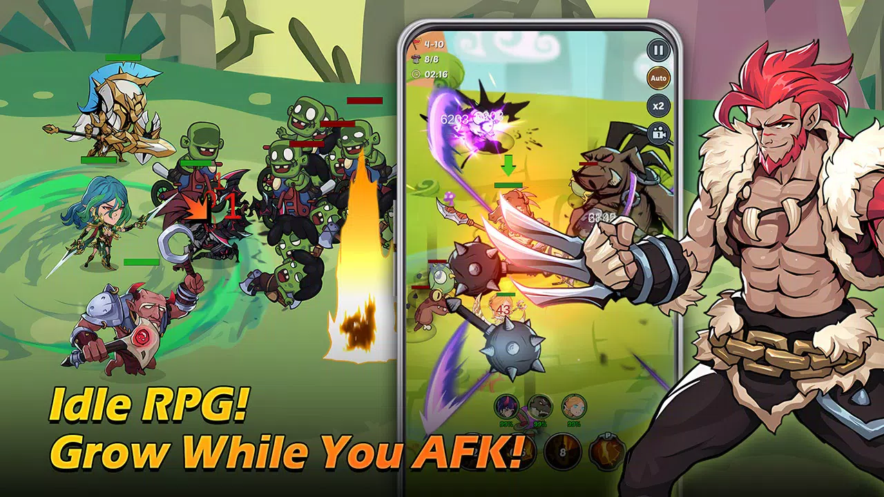 Legend hero : Idle RPG Games Tangkapan skrin 2