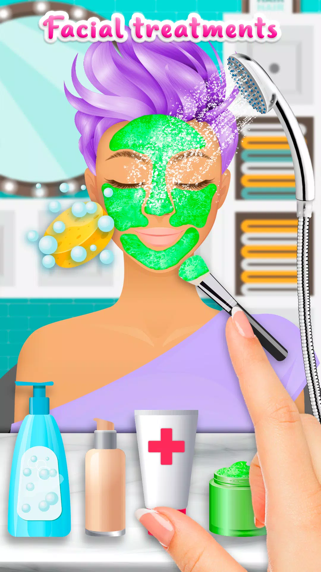 Makeup Beauty Salon Game Girls Tangkapan skrin 2