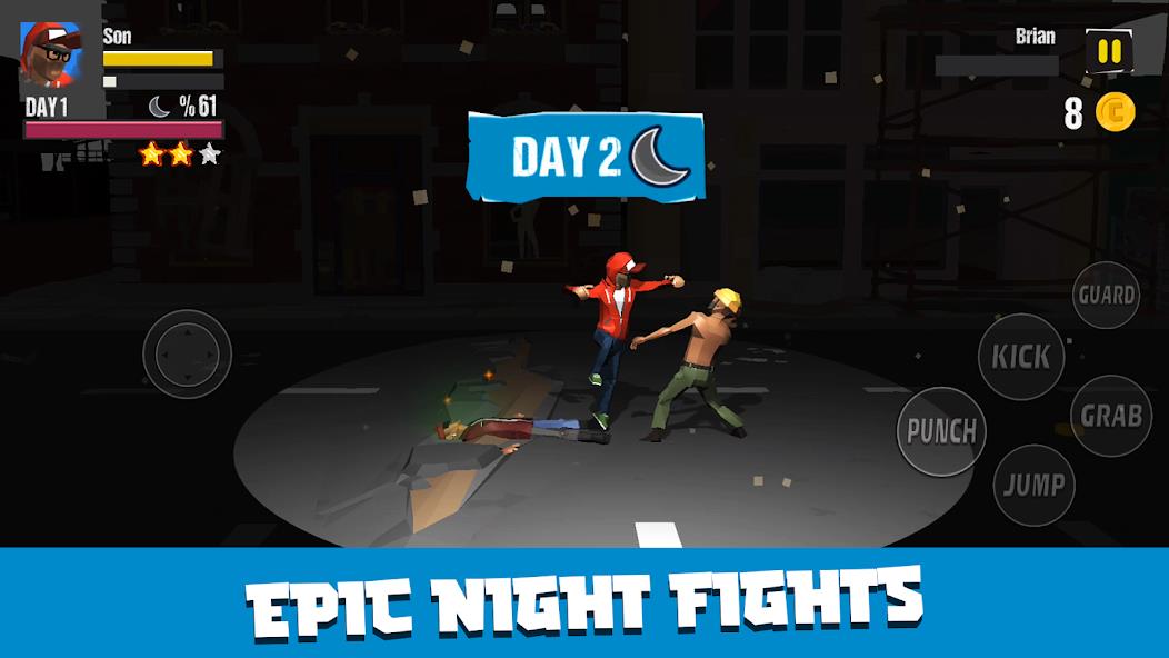 City Fighter vs Street Gang Mod Capture d'écran 2