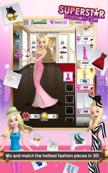 Superstar Fashion Girl Captura de tela 4