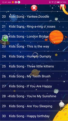 Kids Song Screenshot 3