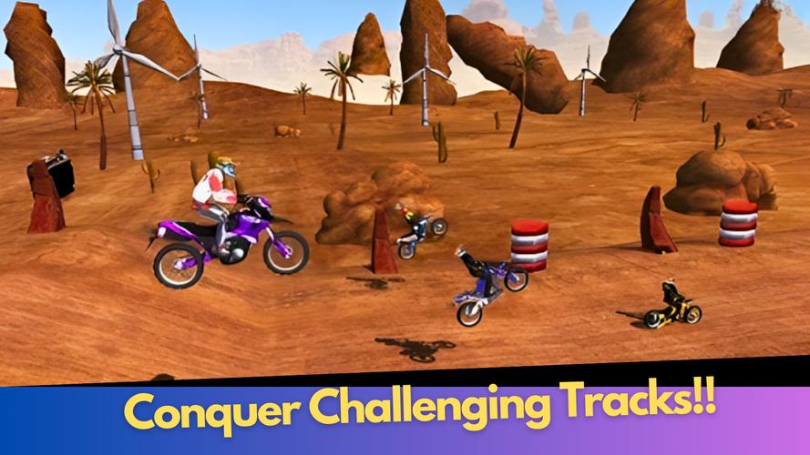 Dirt Bike Games- Motocross Schermafbeelding 1