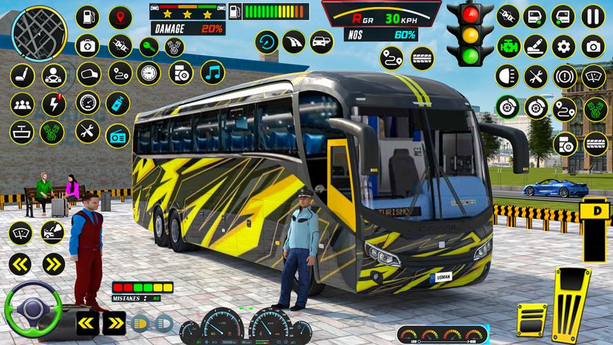 Classic Bus Simulator Games 3D Captura de tela 1