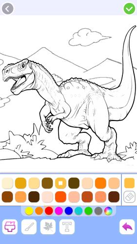 Dino Coloring Capture d'écran 2