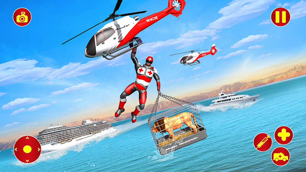 Doctor Robot Animals Rescue Tangkapan skrin 2