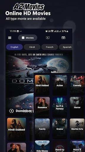 AZmovies: series & movies. Ảnh chụp màn hình 1