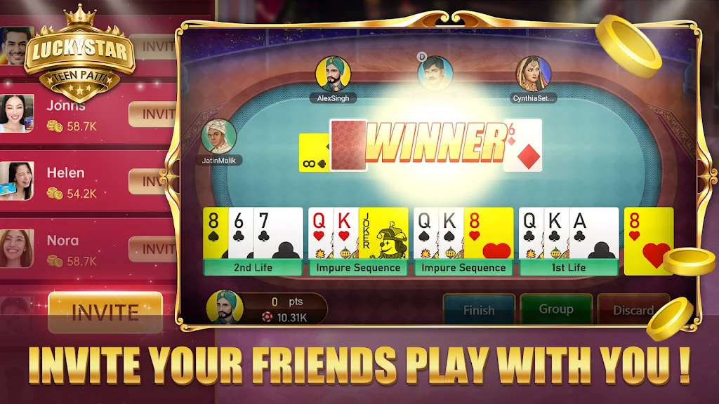 TeenPatti LuckyStar ဖန်သားပြင်ဓာတ်ပုံ 2