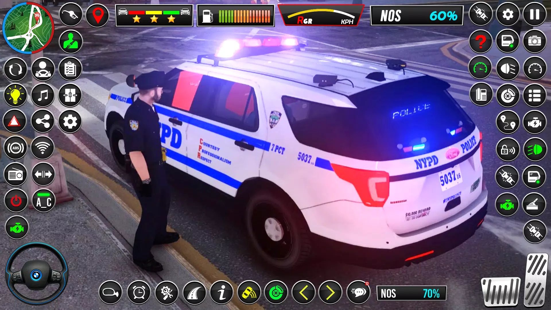 US Police Car Chase Car Game Capture d'écran 2