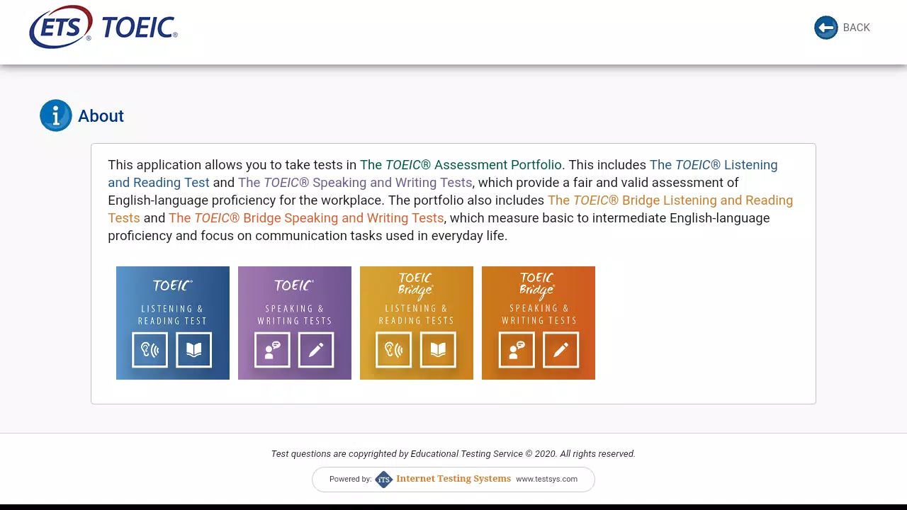 TOEIC Assessments Tangkapan skrin 2