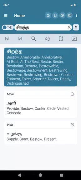 English Tamil Dictionary Screenshot 2