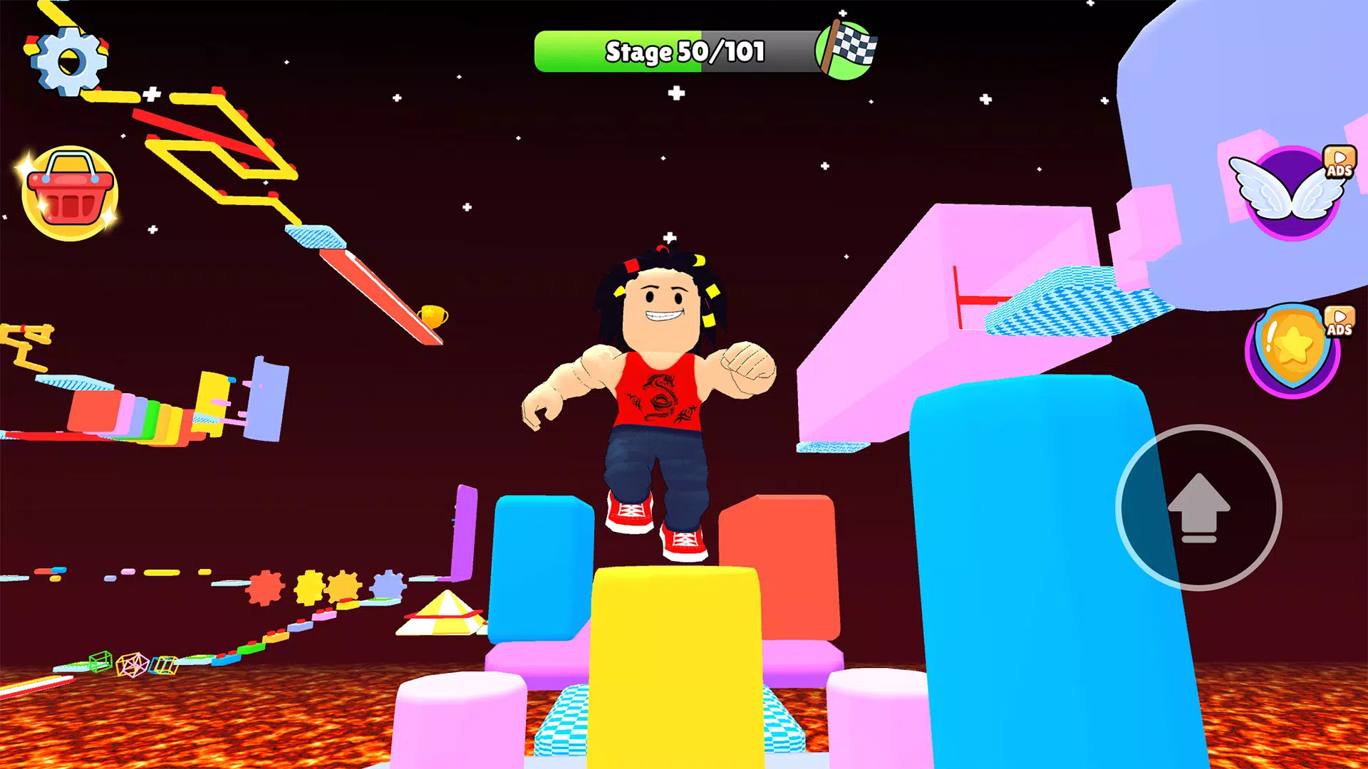 Parkour Adventure Jump Up Game应用截图第3张