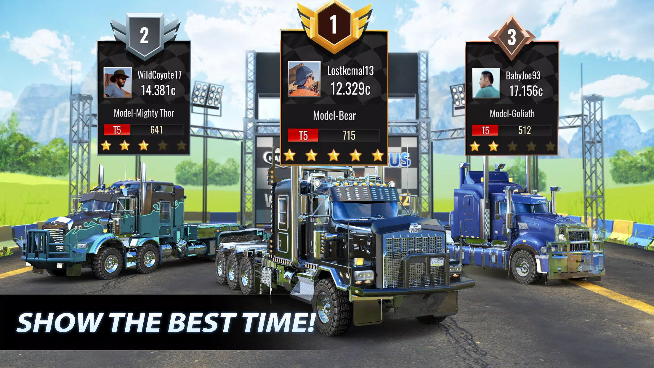 Big Rig Racing: Drag racing Screenshot 3