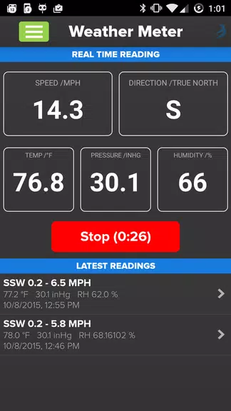 Wind & Weather Meter Screenshot 1