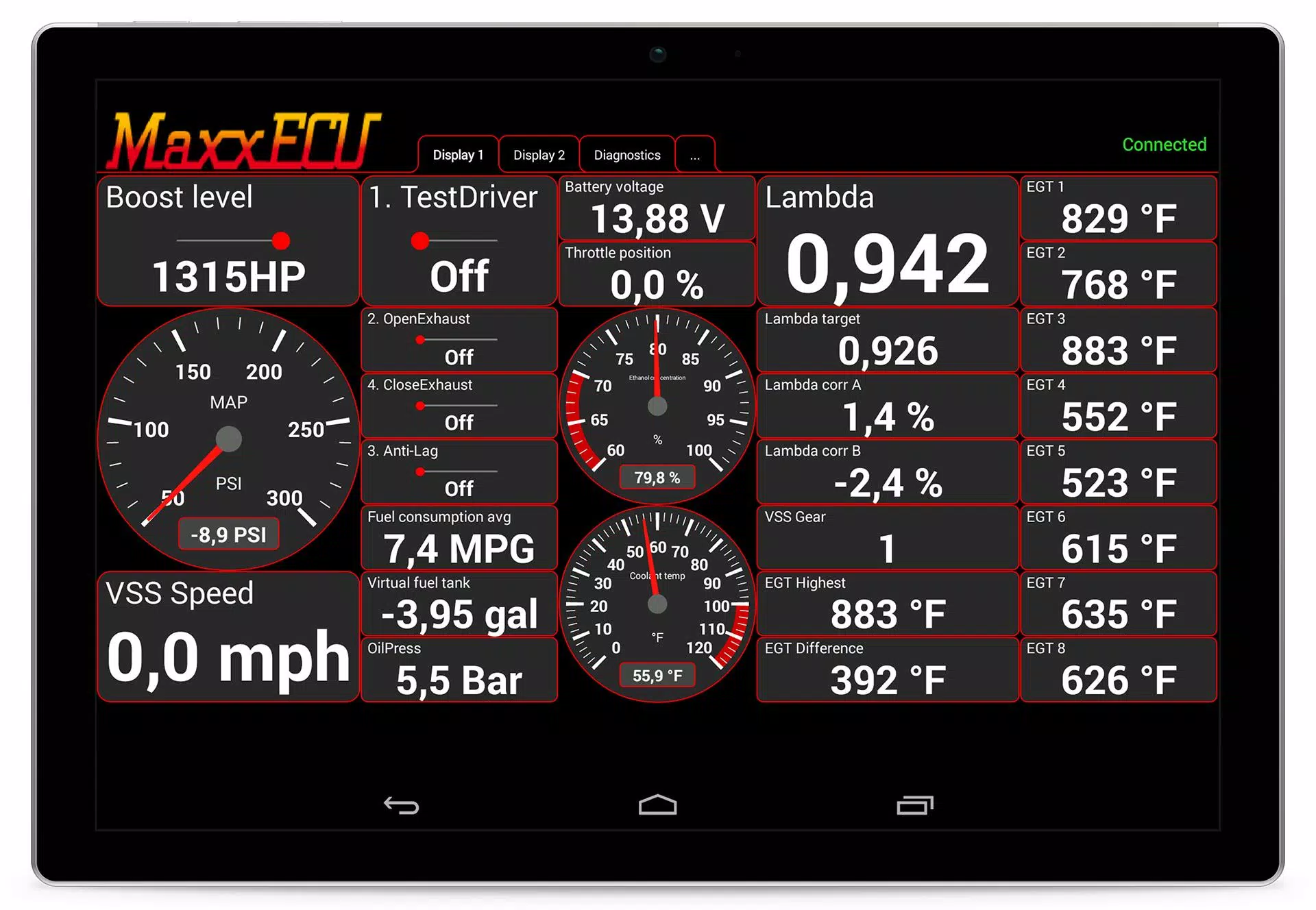 MaxxECU MDash應用截圖第3張