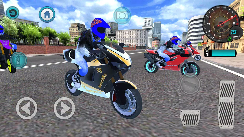 Real Moto Bike City Racing Ekran Görüntüsü 1